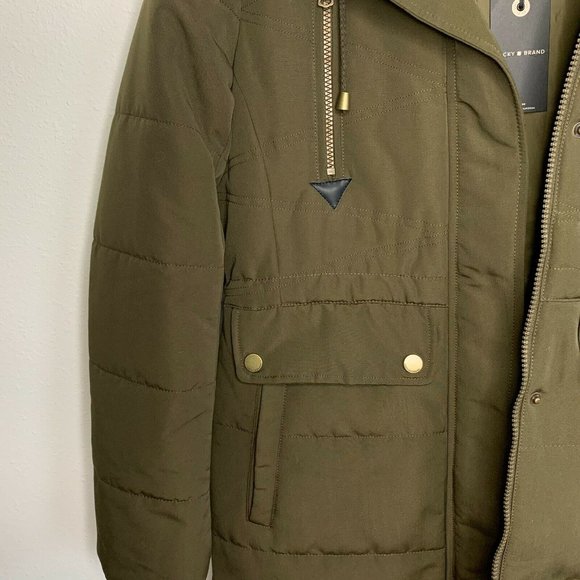 Lucky Brand Women's Missy Faux Fur Hooded Parka - Picture 9 of 10